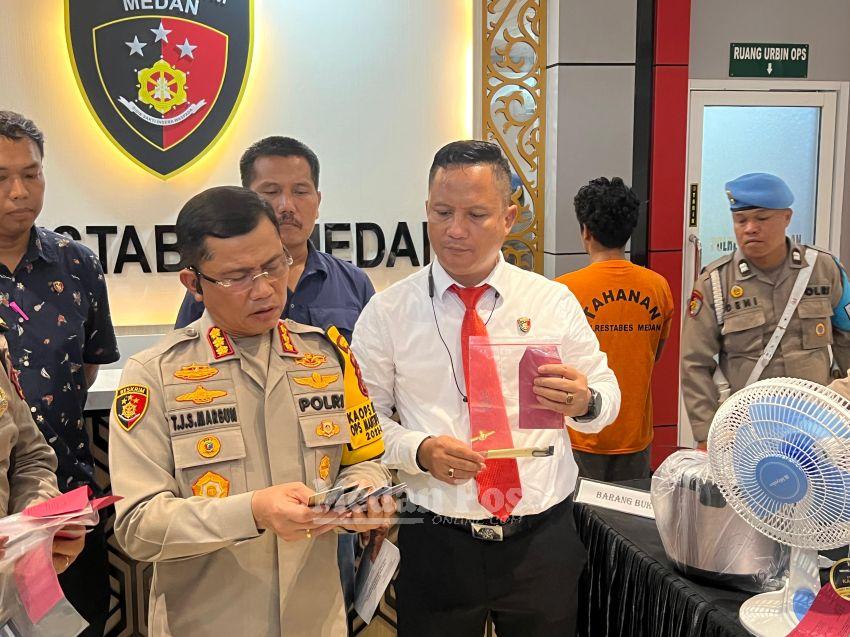 Polrestabes Medan Bekuk Residivis Spesialis Ganjal ATM, Pelaku 16 Kali Beraksi Raup Rp 202 Juta