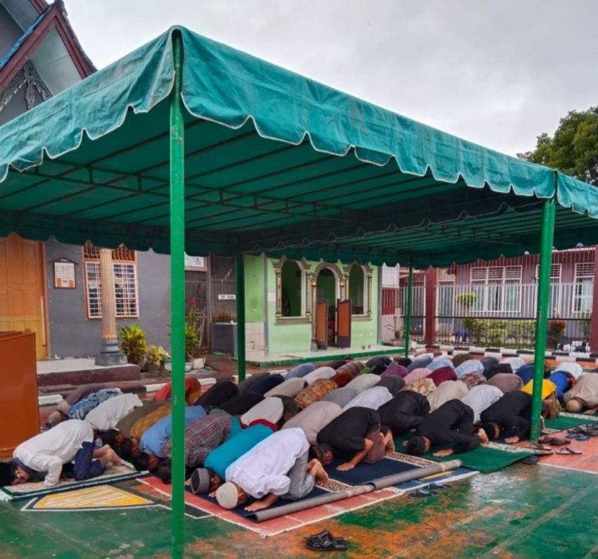 Warga Binaan Lapas Tarutung Shalat Idul Adha Bersama