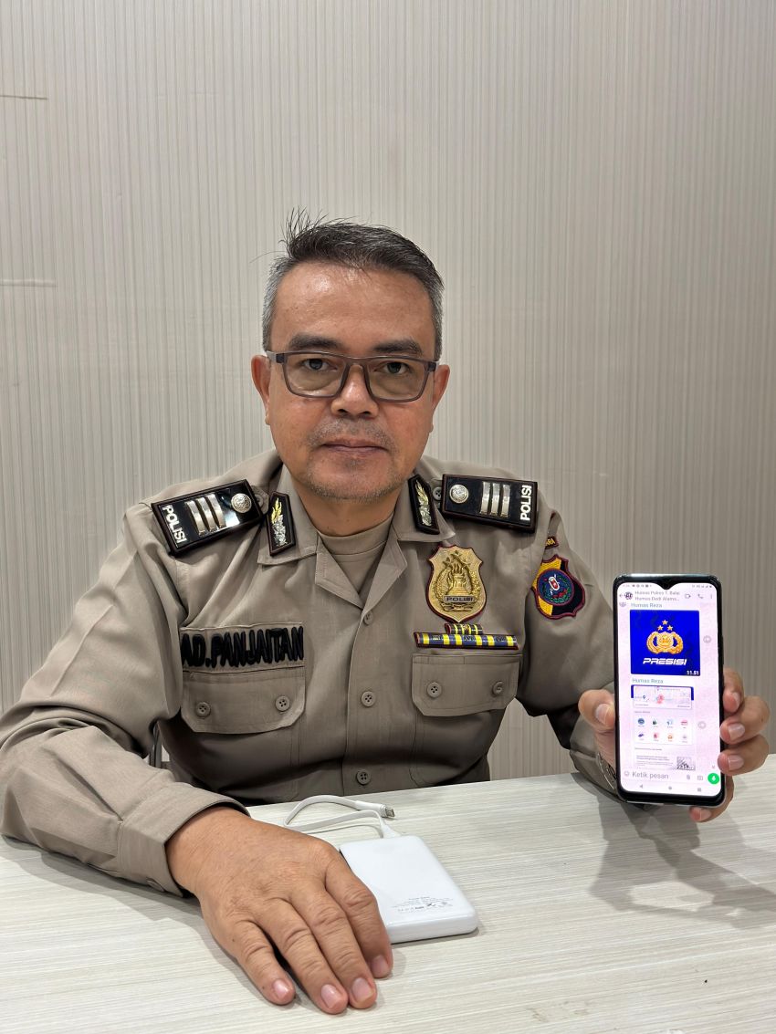 Polres Tanjung Balai Sosialisasi Aplikasi Super Apps Polri Kepada Warga