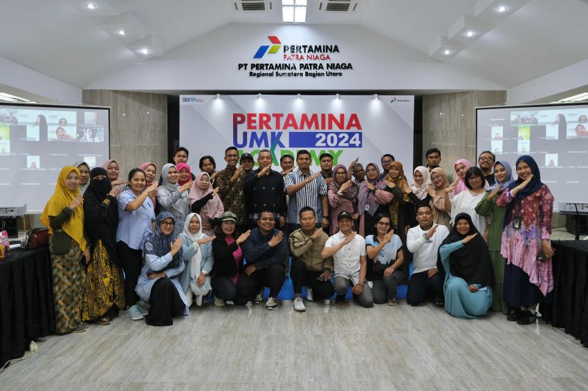 Dukung Usaha Produktif, Pertamina Patra Niaga Regional Sumbagut Buka Pelatihan Perdana Pertamina UMK Academy 2024