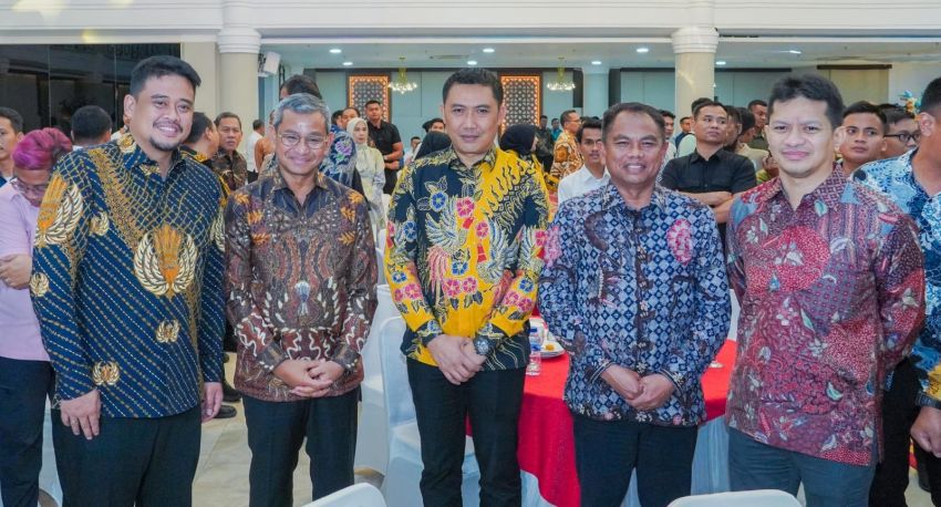 Bobby Nasution Hadiri Acara Pisah Sambut Pj. Gubernur Sumut
