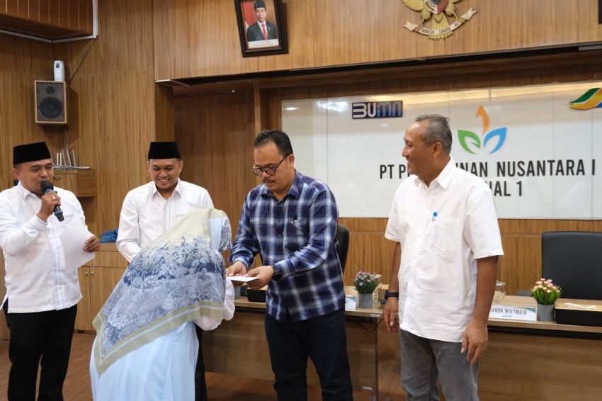 Lepas Kafilah PTPN 1 Regional 1 ke MTQ Nasional Sumut 2024