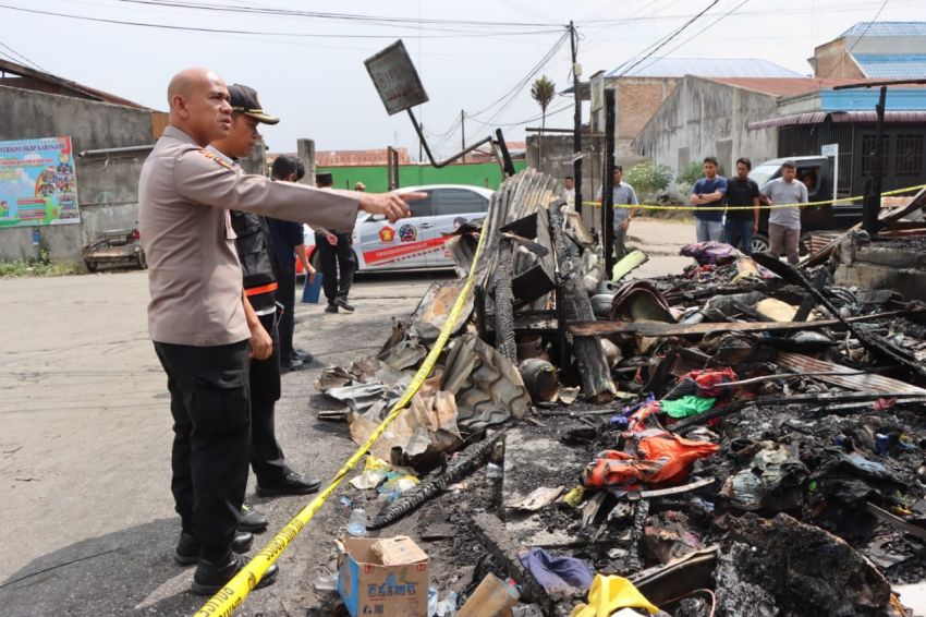 Hasil Olah TKP Kebakaran Rumah Wartawan 4 Tewas, Tim Labfor Polda Semut Temukan Beberapa Fakta Kebakaran
