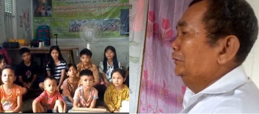 Korwil PMPHI Sumut Menangis Saat Menyalurkan Bantuan Ke Panti Asuhan, Gandi: Ada Untungnya Beras Tak Diterima Bobby Nasution