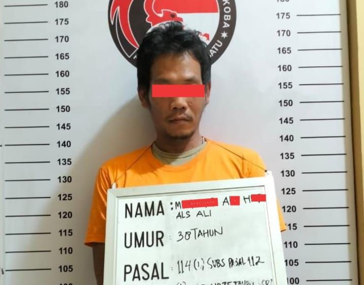 Polres Labuhanbatu Tangkap Pengedar Sabu di Padang Matinggi,RO Kabur