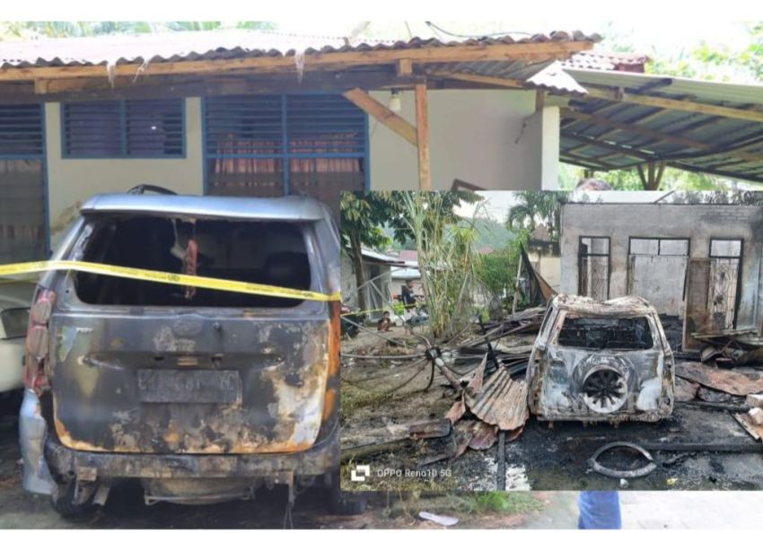 2 Mobil Wartawan Dibakar OTK di Labuhanbatu, Kasusnya Belum Terungkap Polisi
