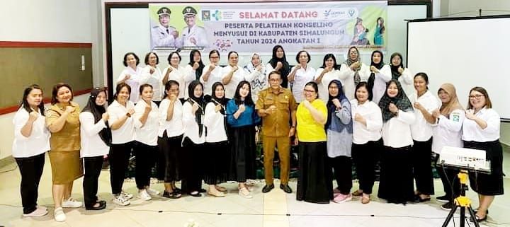 Tingkatkan Kualitas, Dinkes Simalungun Gelar Pelatihan Konseling Menyusui