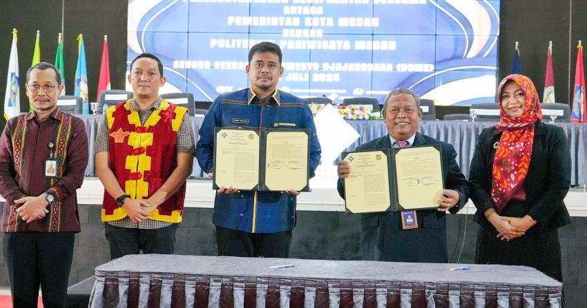 Wujudkan SDM Pariwisata Unggulan, Pemko Medan Jalin MOU Dengan Politeknik Pariwisata Medan