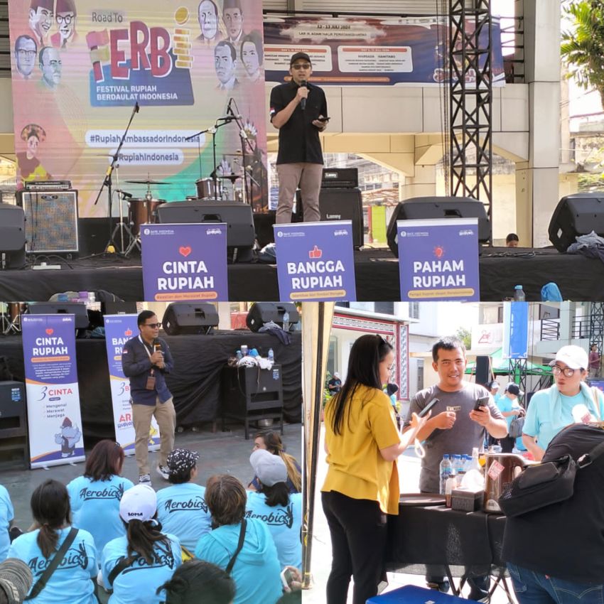 Bank Indonesia P.Siantar Gelar FERBI di Tugu Becak Kota P.Siantar