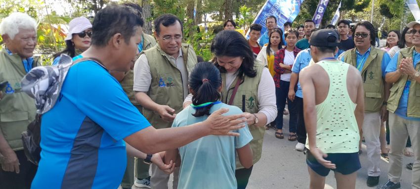 Cilpia Manalu Juara I Putri Marathon 10 K Jetun Games Ke V HKBP, Daniel Simanjuntaki Juara I Putra