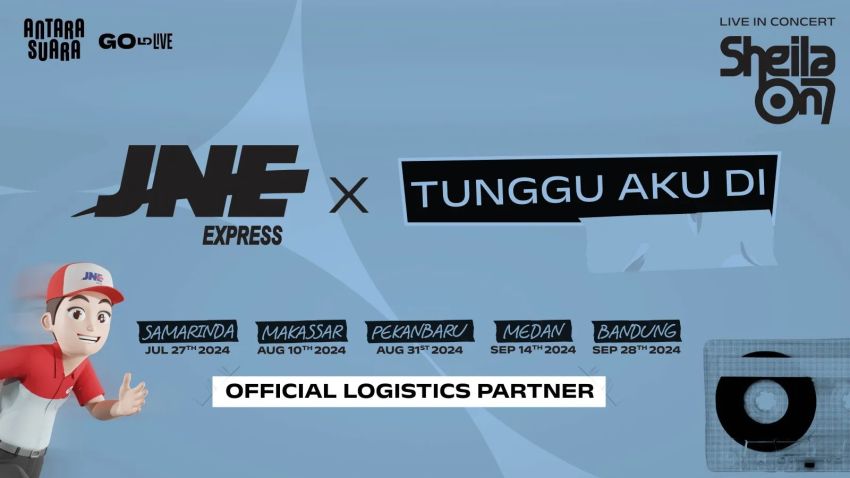 JNE Express Mitra Logistik Resmi Konser Sheila On 7 “Tunggu Aku” di 5 kota