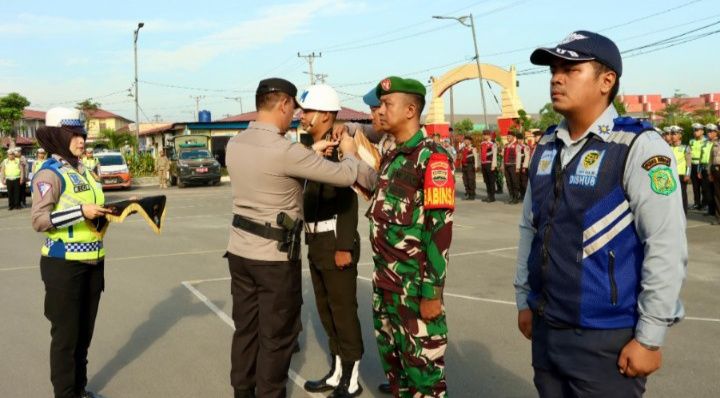 Polres Pelabuhan Belawan  Gelar Apel Pasukan Operasi Patuh Toba 2024