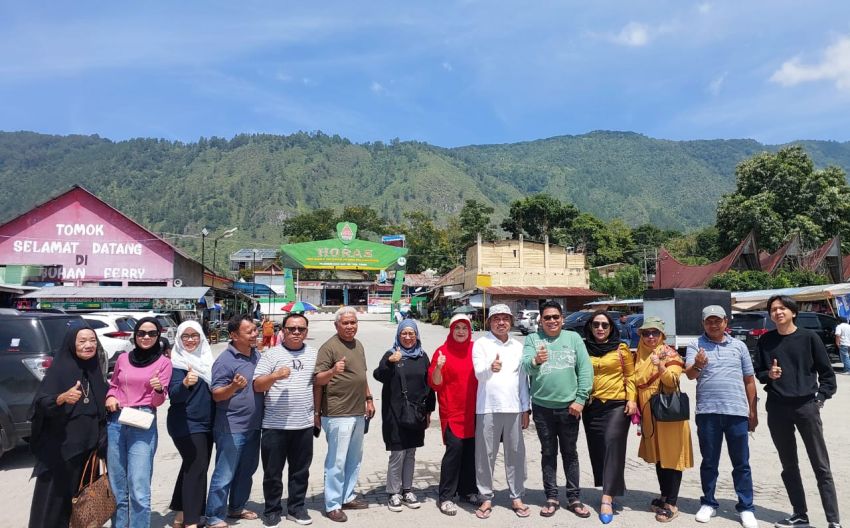 Ajang Pererat Silahturahmi, Serikat Perusahaan Pers Sumatera Utara Gelar Family Gathering di Hotel Samosir Cottage