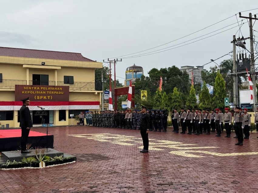 Kapolres Tanjung Balai Pimpin Upacara Hari Bhayangkara ke-78