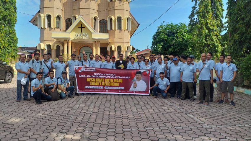 Seksi Bapa GKPS Menteng Indah Medan Kunjungan Kasih ke GKPS Persiapan Balige; Doakan Bacagubsu Nikson Nababan