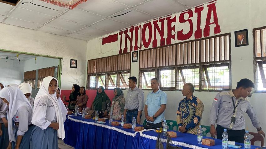 Kasat Narkoba Polres Batubara Sosialisasi ke SMAN-1 Pagurawan