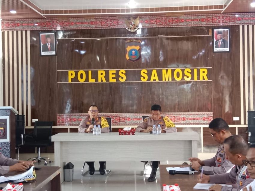 Kapolres Samosir Tanggapi Perkembangan Situasi Pengamanan PON dan Pilkada Serentak 2024