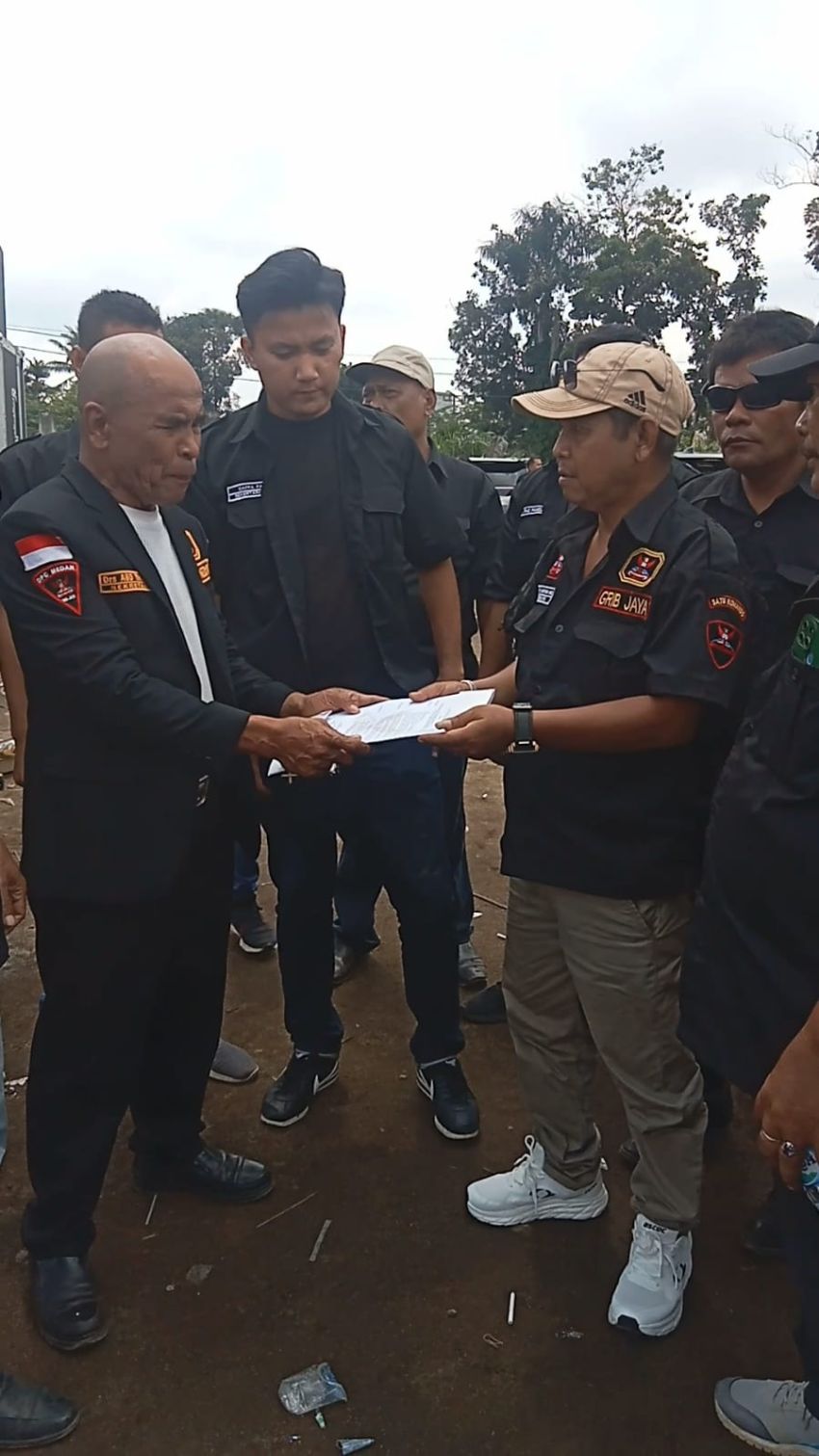 Budi Hartono Gurusinga Terima Mandat Sebagai Ketua PAC GRIB Jaya Pancur Batu