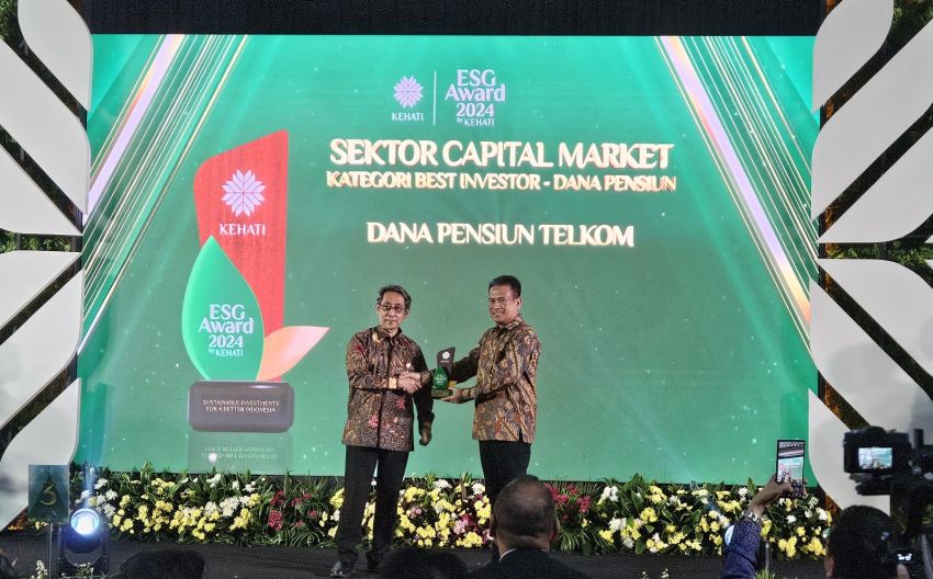 Dana Pensiun Telkom Raih ESG Award 2024