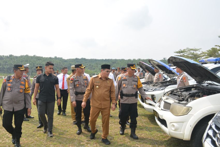 Polres Labusel Laksanakan Apel Gelar Pasukan Operasi Mantap Praja Toba 2024