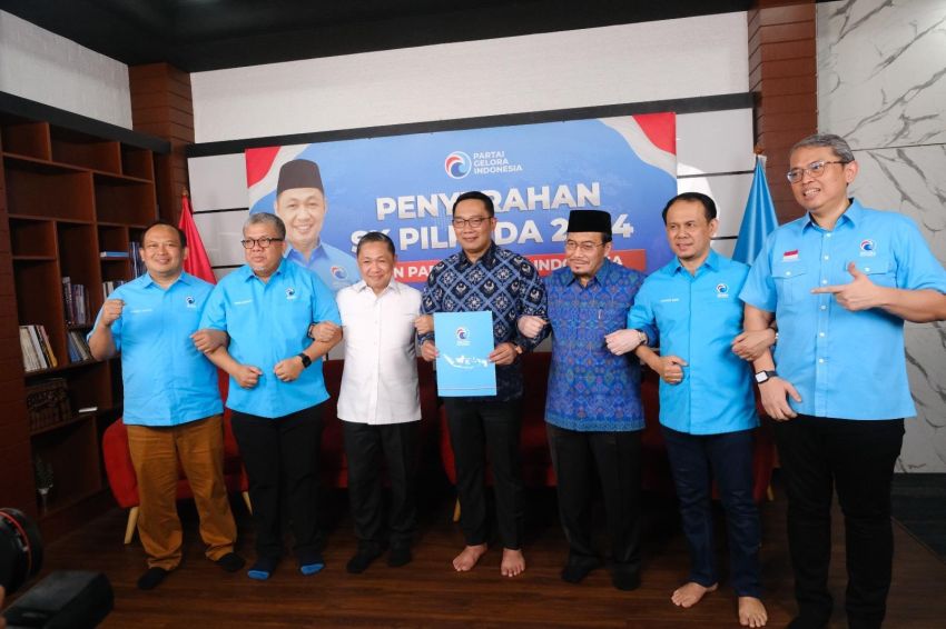 Partai Gelora Resmi Dukung Ridwan Kamil dan Suswono