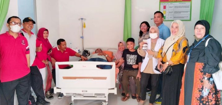 Semarakkan HUT RI, Polsek dan Puskesmas Dolok Masihul, Gelar Donor Darah