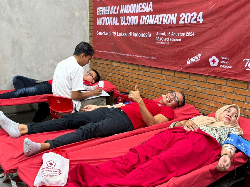 National Blood Donation 2024, Generali Indonesia Gelar Donor Darah Serempak di 16 Daerah di Seluruh Indonesia