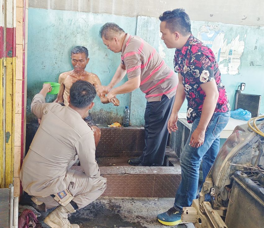 Peduli ODGJ, Aksi Nyata Dinsos dan Polres Sergai