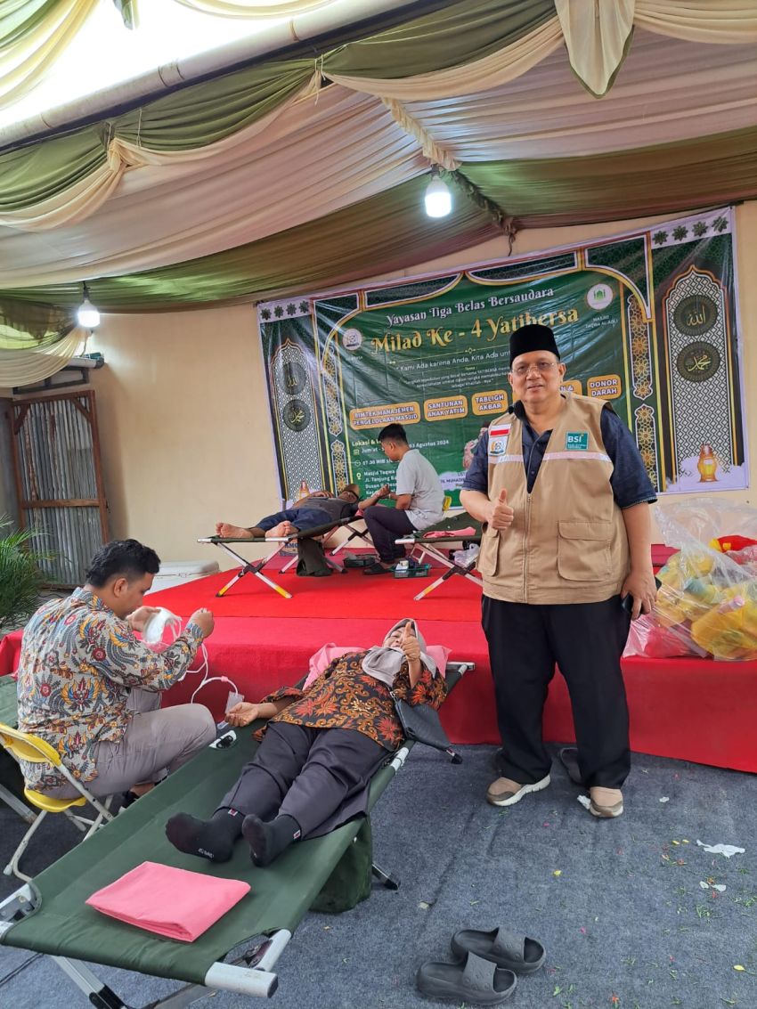 Yayasan Tiga Belas Bersaudara Gelar Bakti Sosial Peringati HUT ke 4