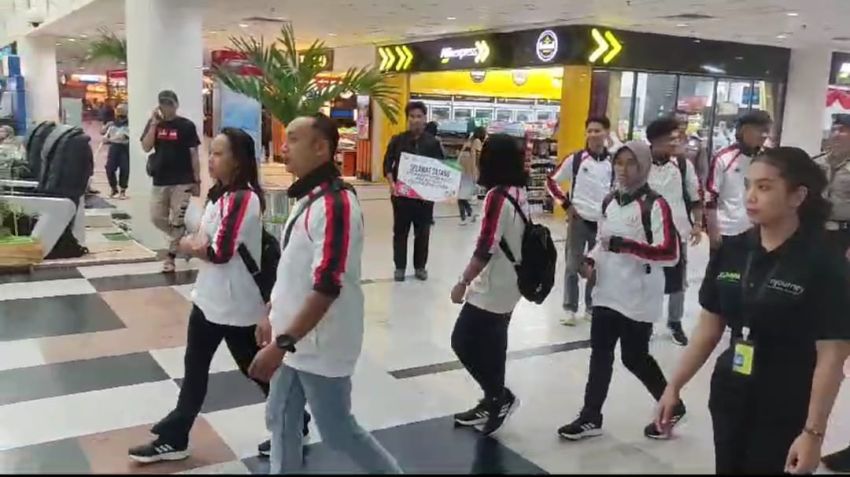 Kontingen Jambi Tiba di Bandara Kuala Namu Internasional Airport 