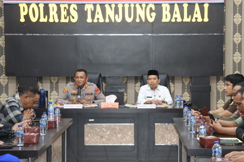 Polres Tanjung Balai Gelar Rapat Koordinasi Lintas Sektoral Operasi Mantap Praja Toba 2024