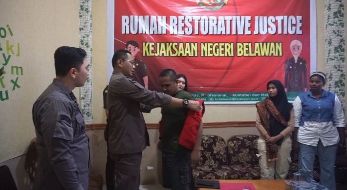 Kejari Belawan Gelar Penyelesaian Perkara Berdasarkan Keadilan Restoratif