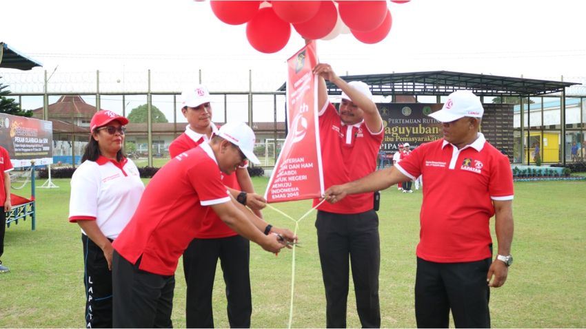 Semarak Hari Pengayoman Ke-79, Lapas Kelas IIA Pematangsiantar Gelar Porsenap Lapatar