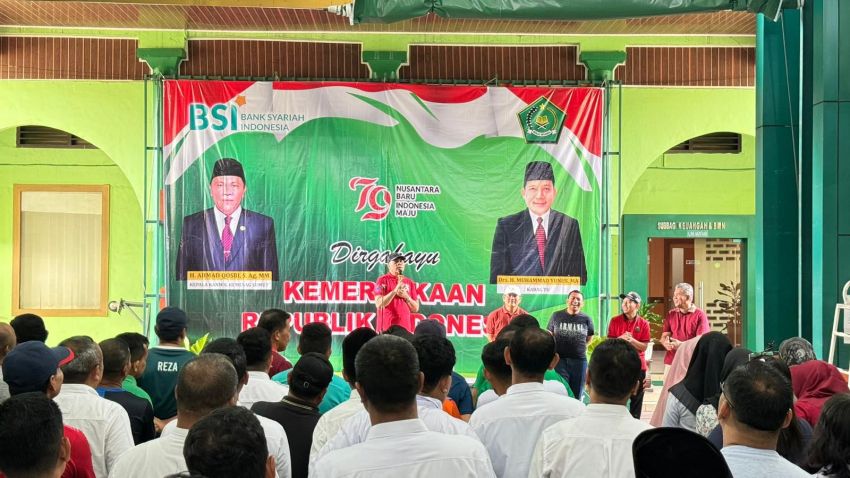 Kakanwil Kemenagsu Buka Pekan Olahraga Dalam Rangka Memeriahkan HUT Kemerdekaan RI ke 79