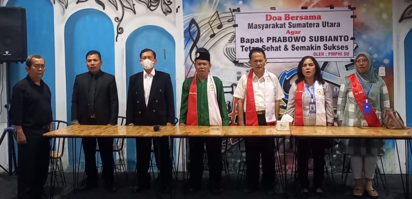 PMPHI Sumut Gelar Doa Bersama Masyarakat Agar Prabowo Subianto Tetap Sehat dan Semakin Sukses