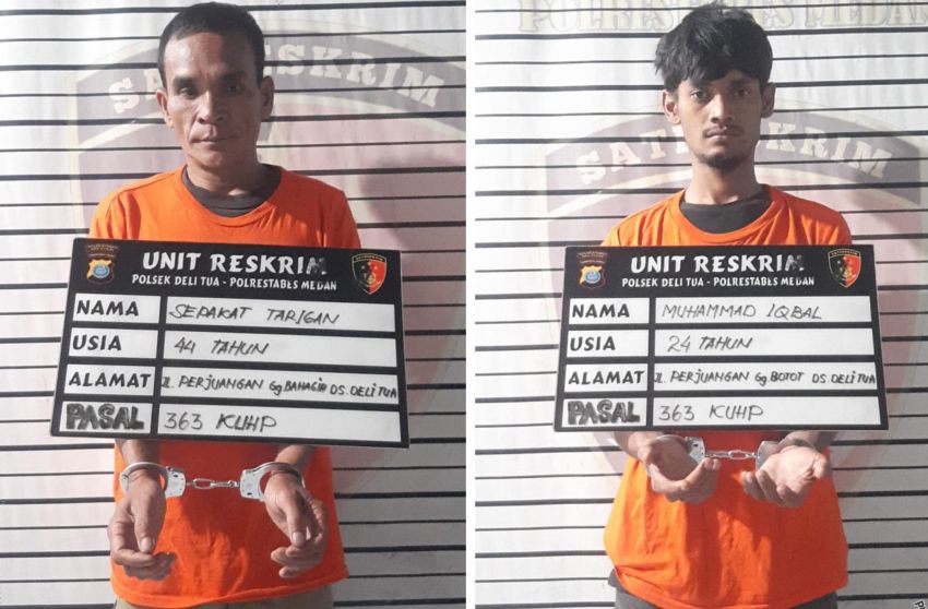 Polisi Tangkap 2 Pengangguran Curi Sepeda Motor-Pedang Pusaka Modus Bongkar Rumah