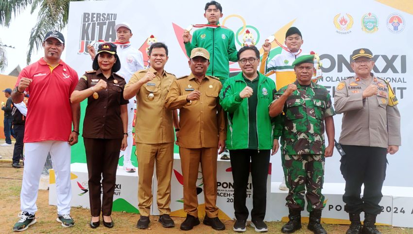 Kapolres Sergai Pimpin Langsung Pengamanan PON XXI Cabor Sepeda , Pertandingan Berlangsung Lancar