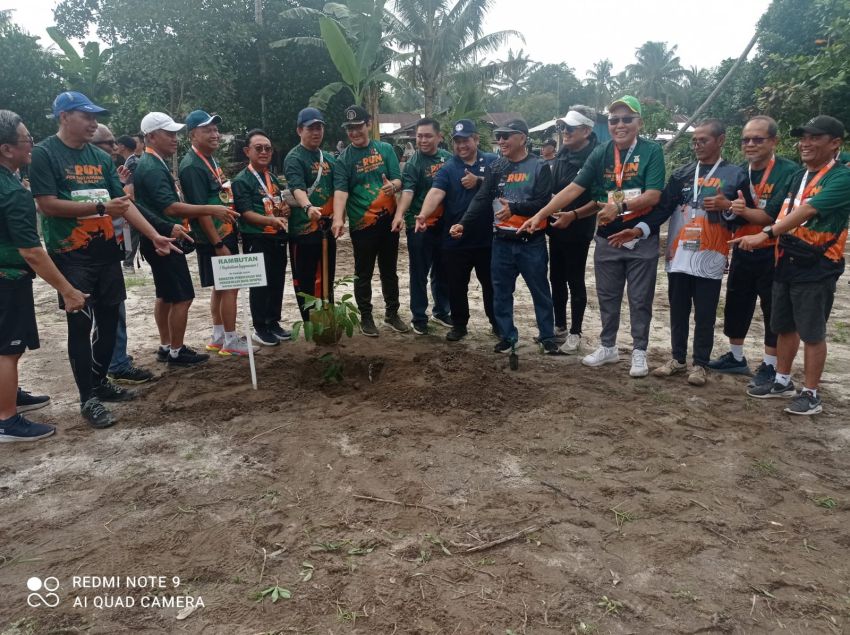 Diikuti 1.200 Peserta dan Penanaman Pohon, Oil Palm Marathon GAPKI di Serdang Bedagai Sumut Sukses