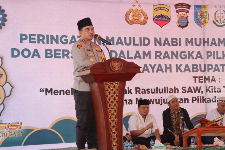 Polres Batubara Gelar Maulid Nabi