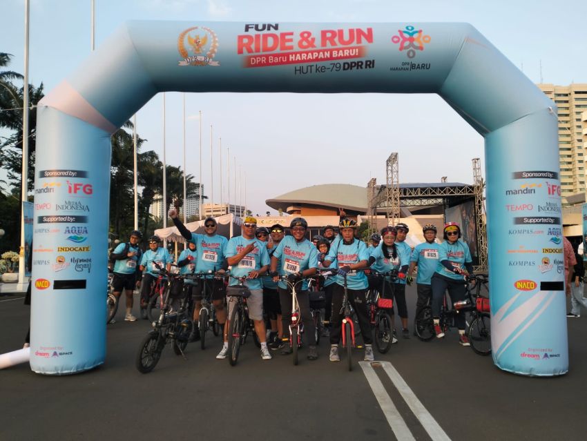 Muhaimin Iskandar Gelar Fun Run Hut DPR RI Ke 79