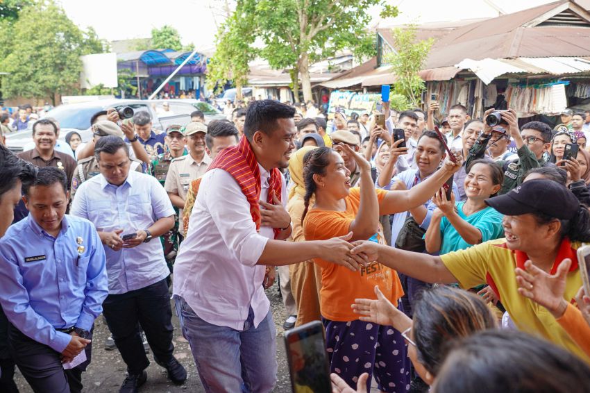 Revitalisasi Pasar Simalingkar Dimulai, Bobby Nasution: Jadikan Kebanggaan & Percontohan di Medan