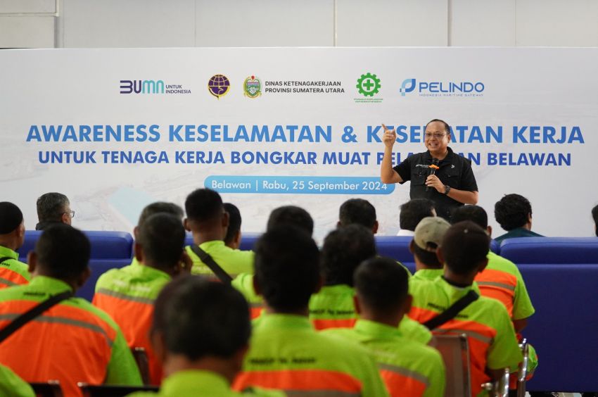 Keselamatan Kerja Prioritas Utama: SPMT Branch Belawan Gelar Kegiatan Safety Awareness