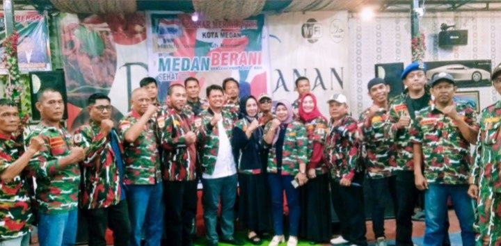 Laskar Merah Putih Siap Menangkan Ridha - Rani Menjadi Walikota Medan