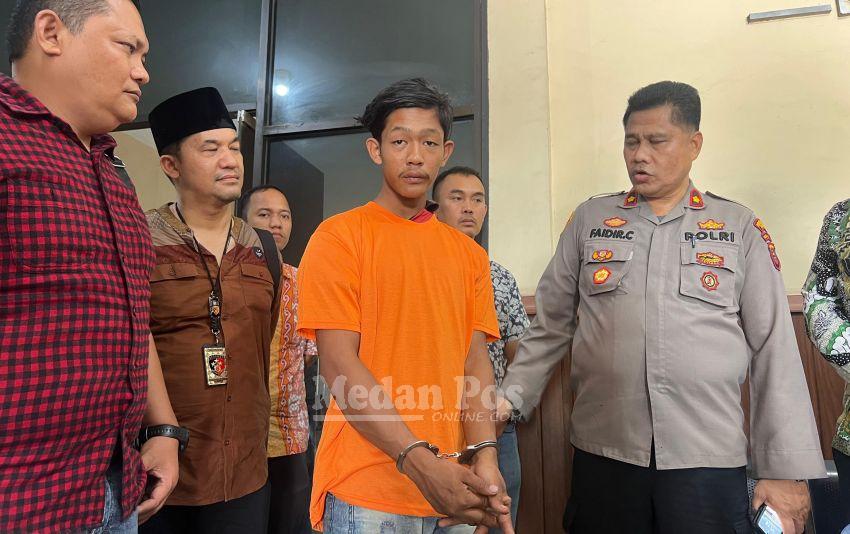 Polisi Ungkap Motif Anak Tikam Ayah Kandung di Patumbak, Pelaku Nyabu Dulu- Nangis Sesali Perbuatan