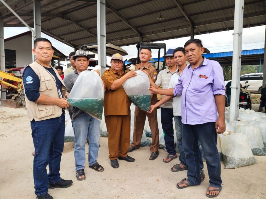 Regal Springs Indonesia Bersama Pemkab Toba Serahkan Benih Ikan Tilapia kepada Pokdakan