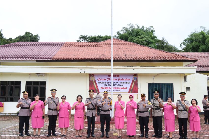 Tiga Pejabat Disertijab, Ini Pesan Kapolres Pakpak Bharat AKBP Oloan Siahaan