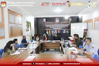 Ketua KPU Batu Bara Pimpin Rapat Pleno Rutin