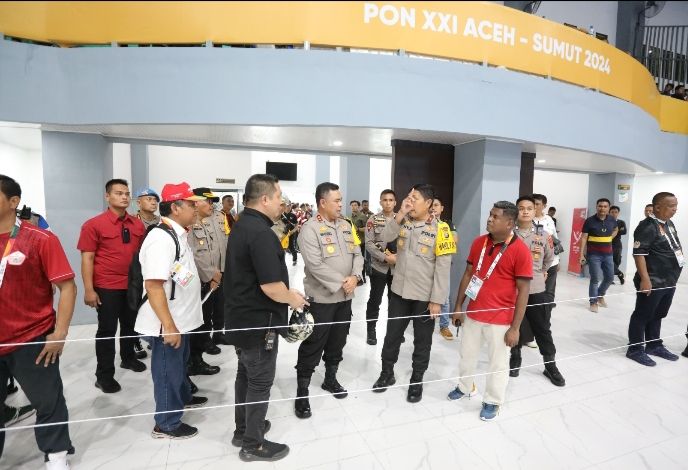 Kapolda Sumut Tinjau Cabor Futsal Semangati Tim.Tian Rumah