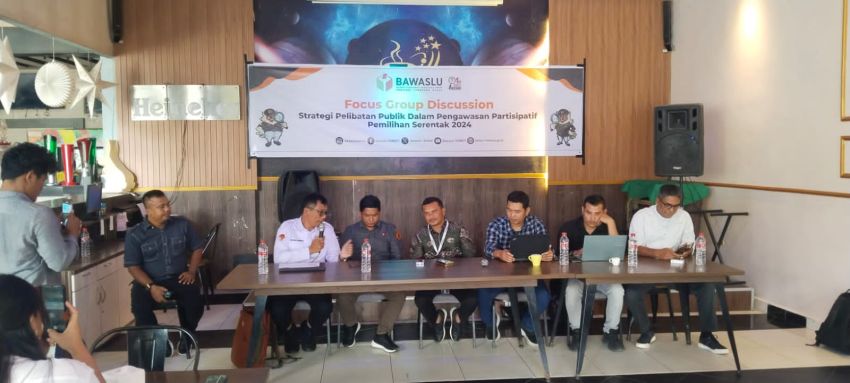 Bawaslu Sumut Gelar FGD Strategi Pelibatan Publik dalam Pengawasan Partisipatif Pemilihan Serentak 2024