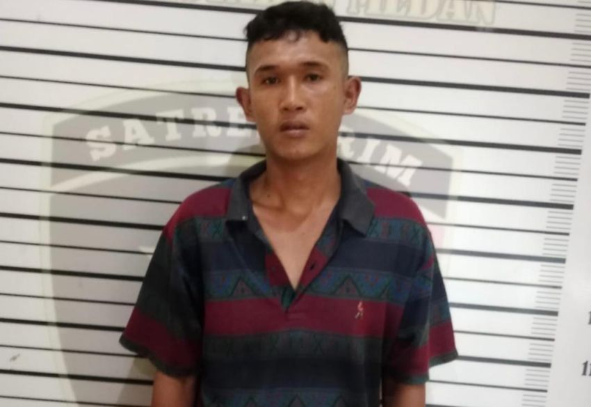 Tampang Pencuri Tiang Telkom di Medan Usai Ditangkap
